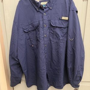 Magellan Outdoors Men's Blue Utility Shirt Jacket